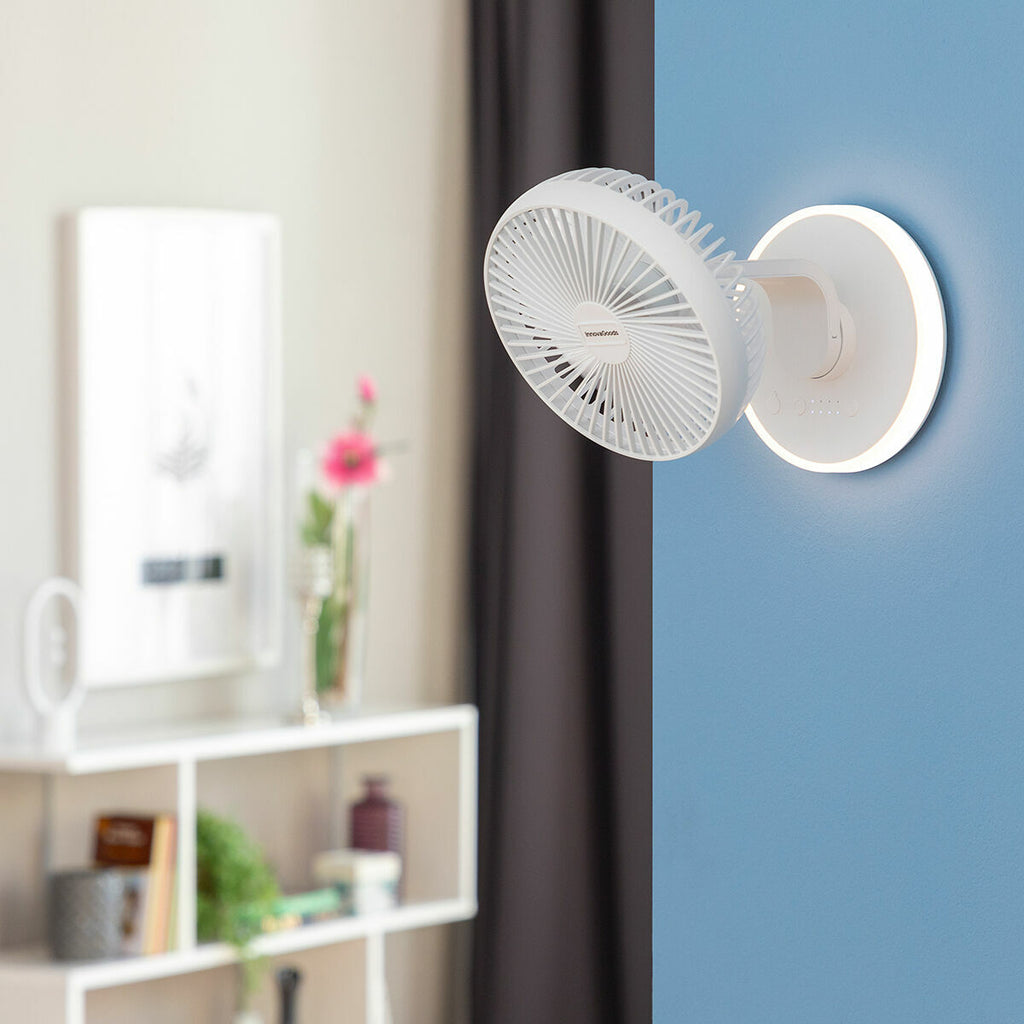 Innovagoods Rechargeable Desk Fan With Led Fanled Innovagoods Ø6,6'' 4000 Mah