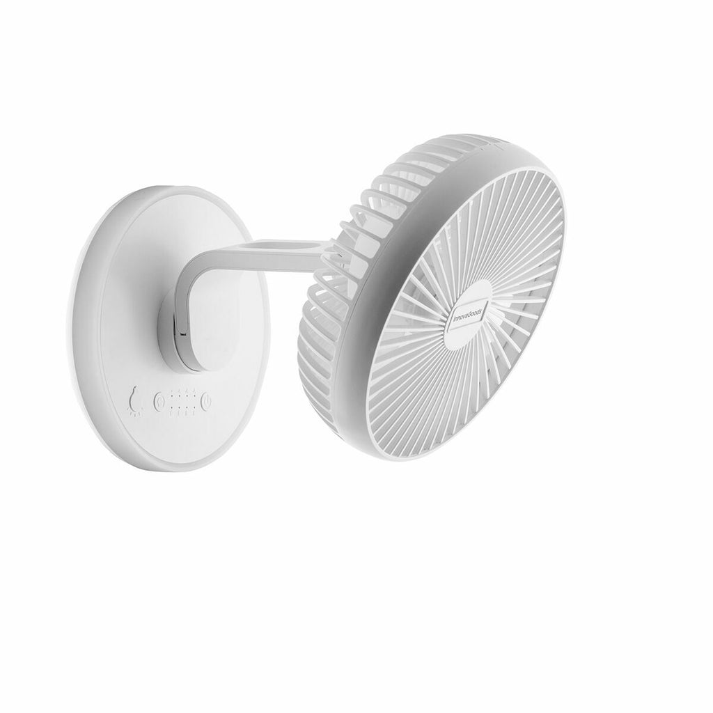 Innovagoods Rechargeable Desk Fan With Led Fanled Innovagoods Ø6,6'' 4000 Mah