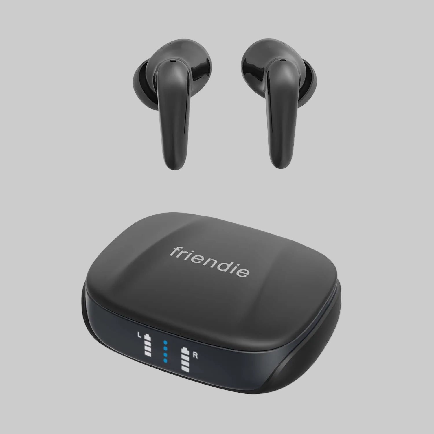 AIR Focus ANC Matte Black Active Noise Cancelling Earbuds (In Ear Wireless Headphones)