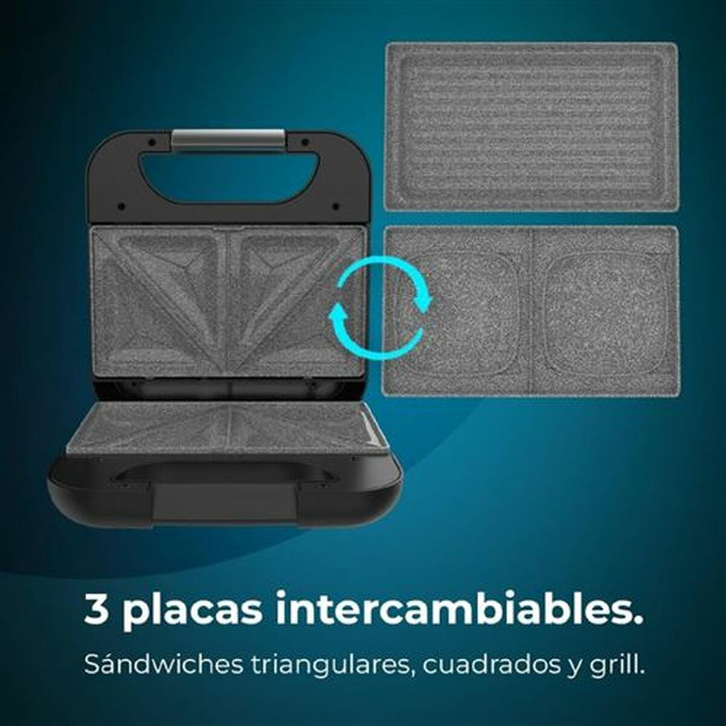 Cecotec Sandwich Maker Cecotec Rock’ntoast Combo 800 W