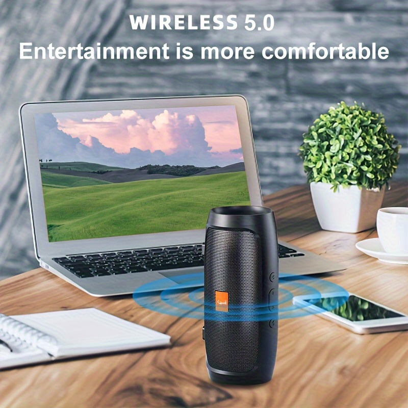 Outdoor Dual-Channel Heavy Bass Wireless Speaker