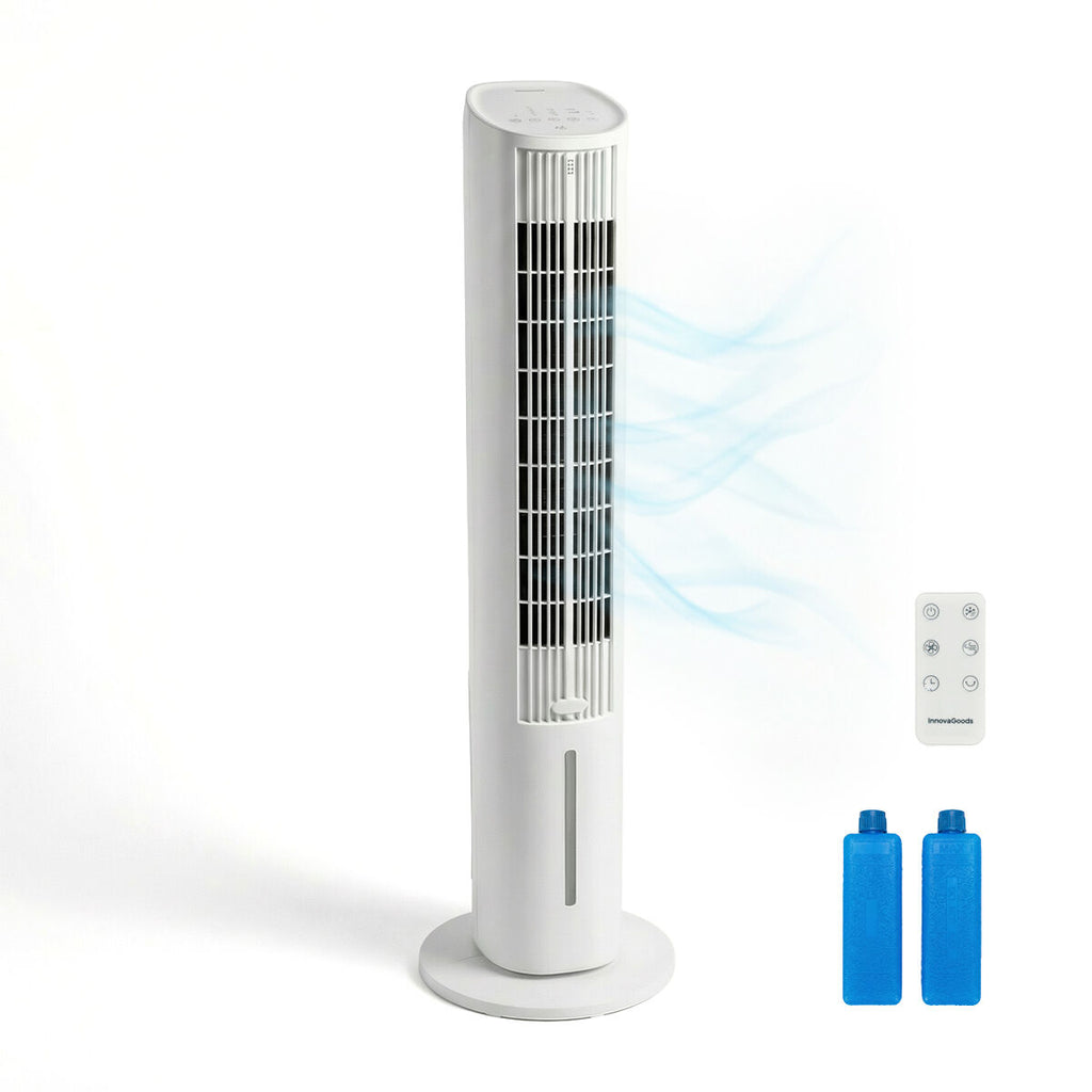 Innovagoods Portable Multifunction Tower Evaporative Cooler With Remote Control Hushly Innovagoods